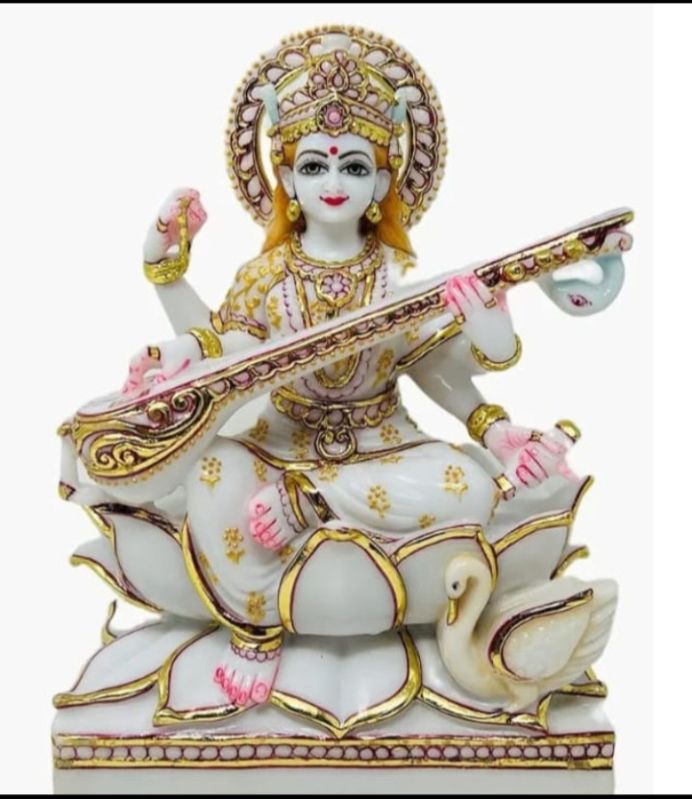 Sangmarmar Saraswati Mata Statue