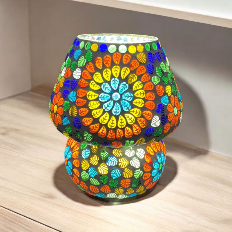 Mosaic Glass Table Lamp