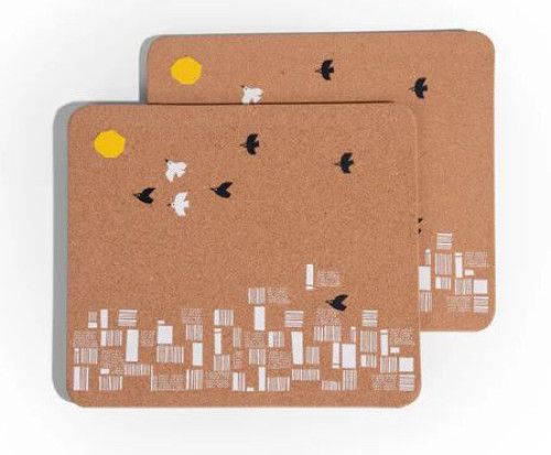 Birds-in-flight Cork Placemat Tablemat