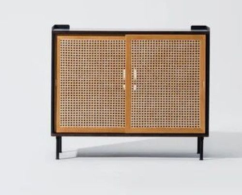 Wrap Wicker Console Stool