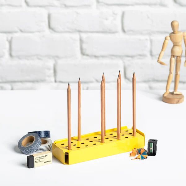 Yellow Pencil-holder