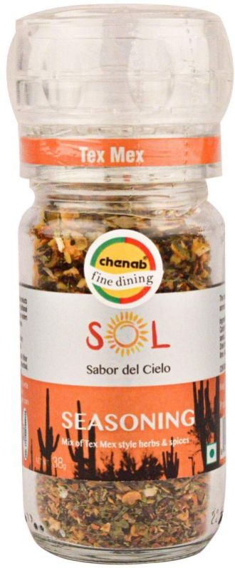 Mex Style Herbs and Spices With Special Crystal Grinders 38g