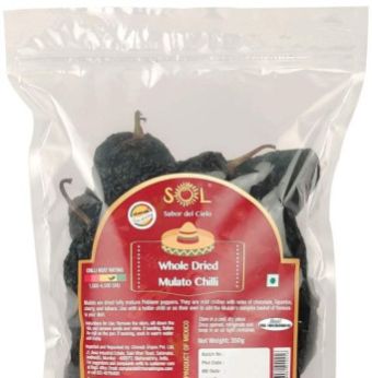 Sol Whole Dried Mulato Chillies With Stem (350g)