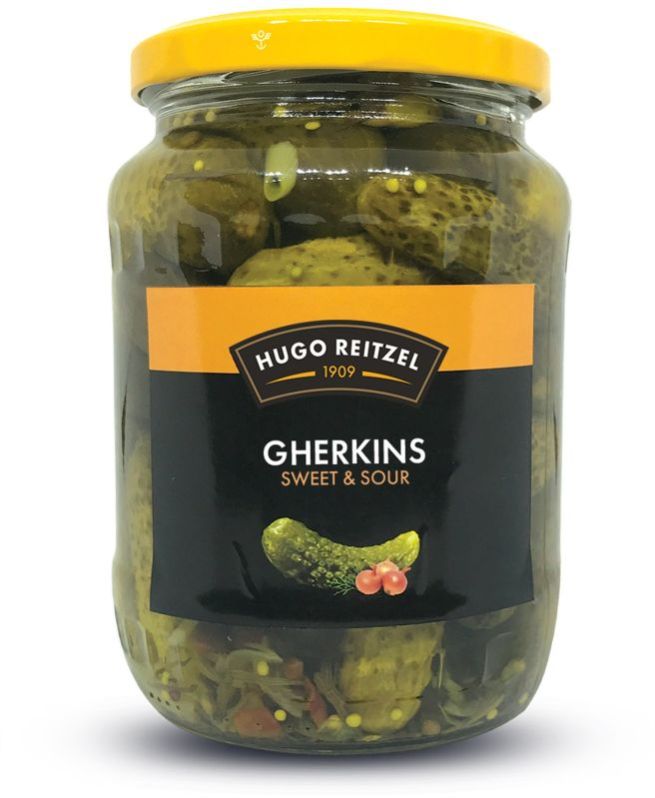 Sweet & Sour Pickled Gherkins