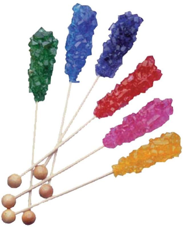 Flavoured Sugar Candy Sticks 36g