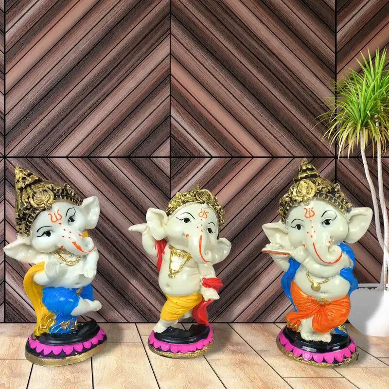 Blessing Lord Ganesha Idol Showpiece