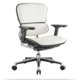 Plain Falcon Leather Mb Chair, Color : Creamy Modern