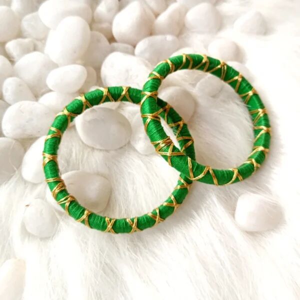 Women Green Bangles