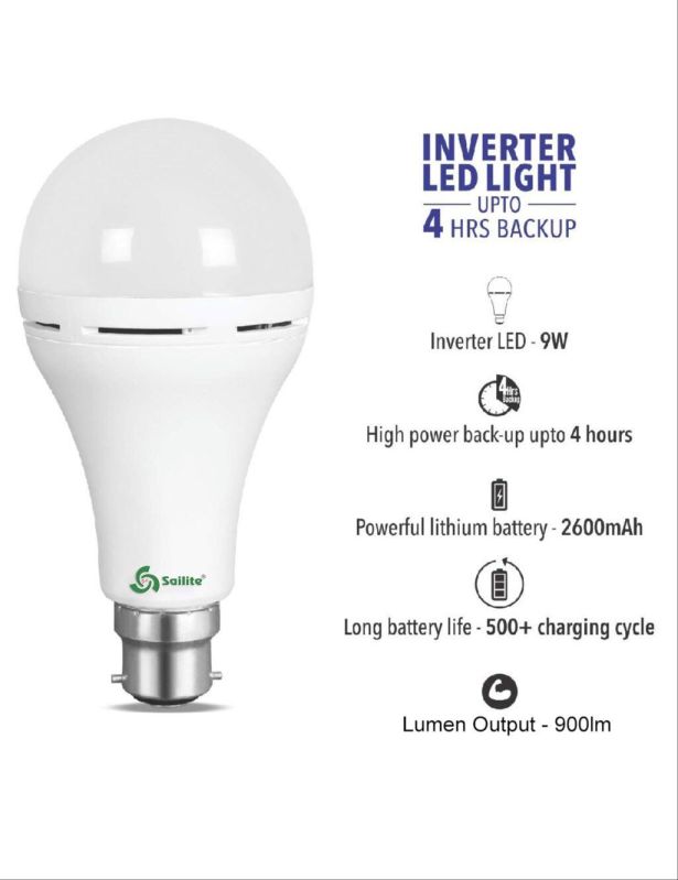 LED BULB WITH BATTERY BACKUP