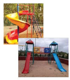 Mild Steel (Frame) FRP Playground Equipment