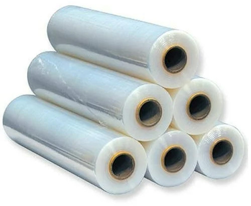 Plain PE Stretch Wrapping Film Roll, Color : Transparent