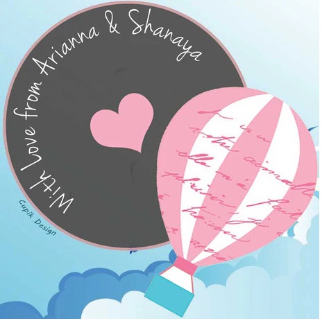 Air Balloons Gift Stickers