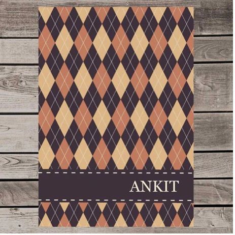 Brown Diamonds Notepad