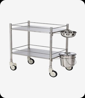 Steel Hospital Dressing Trolley