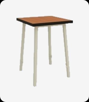 Hospital Wood Top Stool