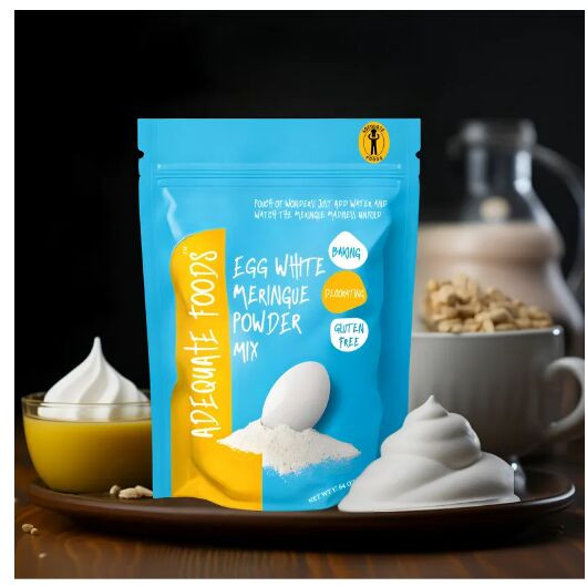 500 Gm Adequate Foods Egg White Meringue Powder