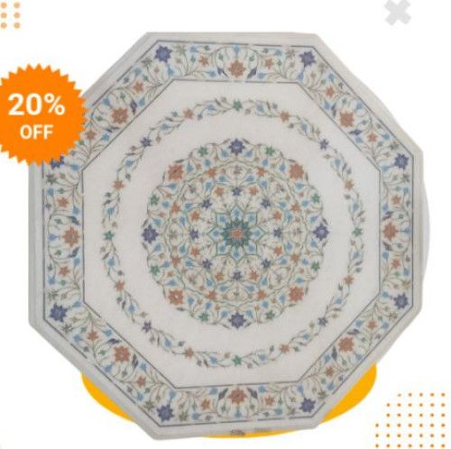 Polished Stone Natural Beauty Marble Table Tops Custom, custom