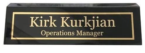 Office Name Plate