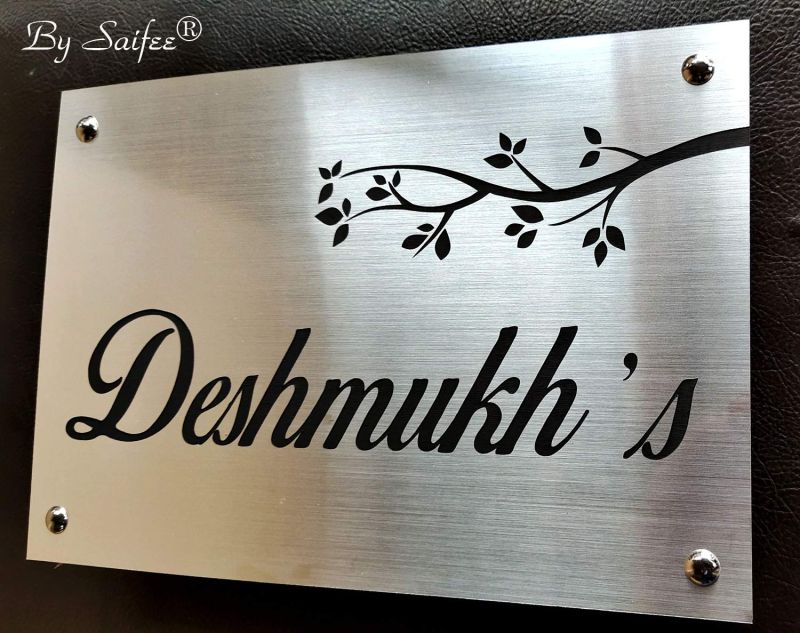 Steel Name Plate