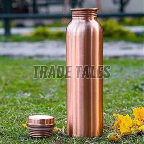 Plain Copper Water Bottle