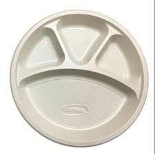 Disposable  11 Inch 4 Compartment Plate