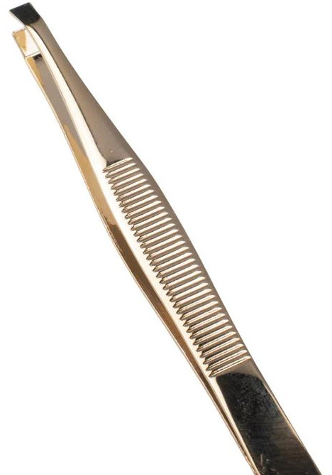 GB-3022 Slant Tip Tweezer Plucker for Eyebrows