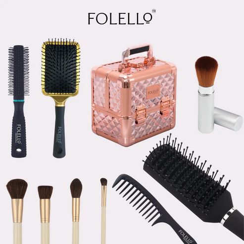 Hair and Makeup Grooming Combo Set