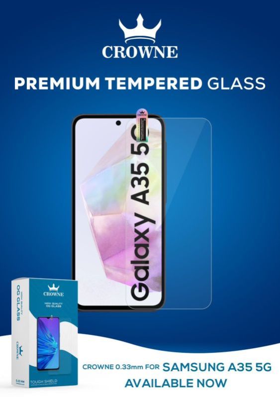 Crowne 0.3 mm Tempered Glass