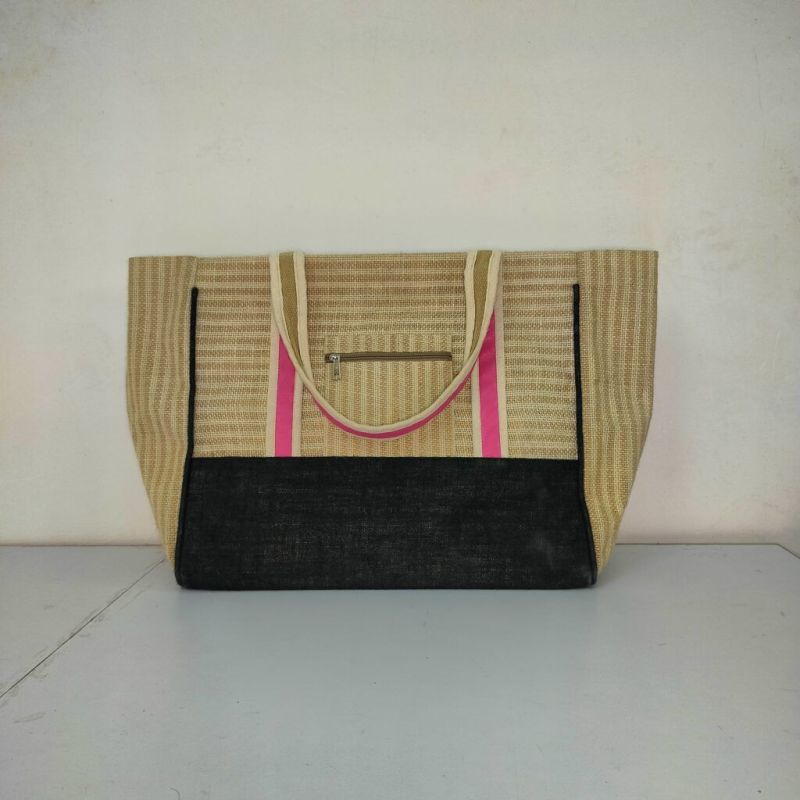 15.5 X 18 Inch Jute Shopping Hangbag