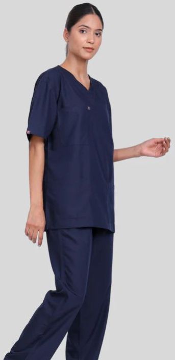 Veda V- Neck Midnight Blue Women Scrub