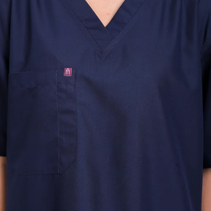 Veda V- Neck Midnight Blue Women Scrub