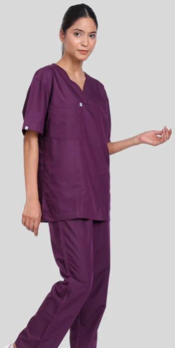 Veda V- Neck Plum Purple Women Scrub