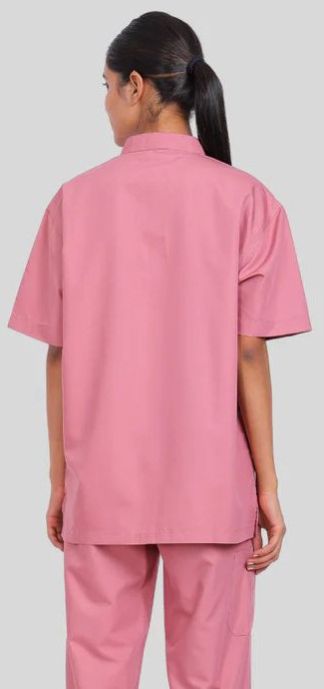 Vinda Band Collar Roseate Pink Women Scrub