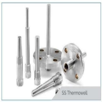 Polished Stainless Steel Thermowell, Color : Grey Standard