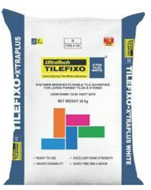 Ultratech Tilefixo White Wall Tile Adhesive,