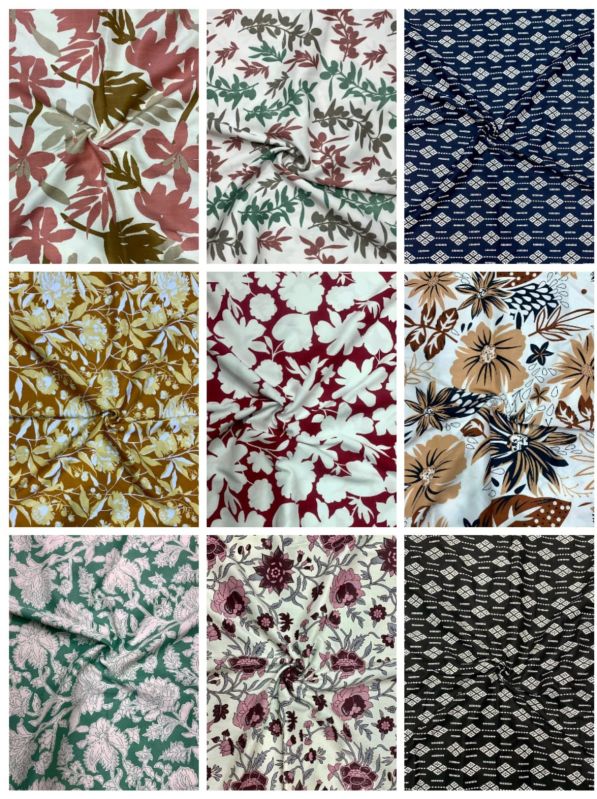 RAYON SINGLE MATCHING FABRICS