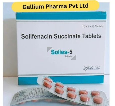 Solifenacin Succinate Tablets IP 5mg, Packaging Type : Box