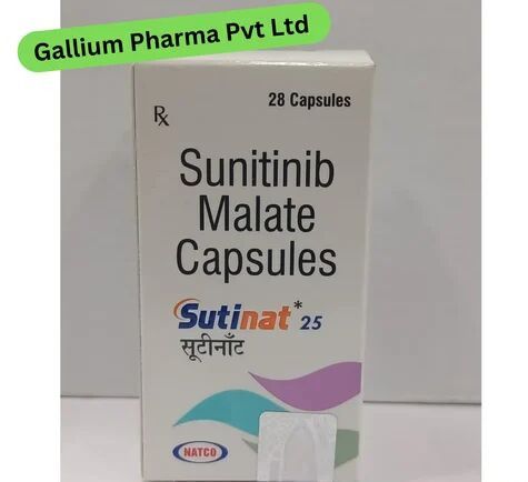 Sunitinib Malate Capsules 25mg Gastroenterology Medication