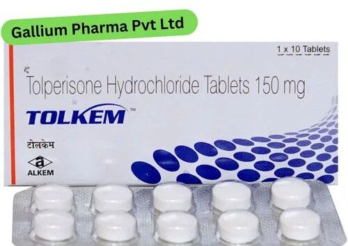 Tolperisone Hydrochloride Tablets IP 150mg, Purity : 99%