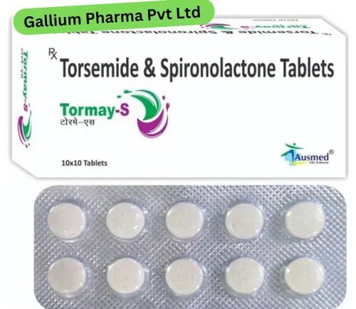 Torsemide & Spironolactone Tablets IP, Color : White