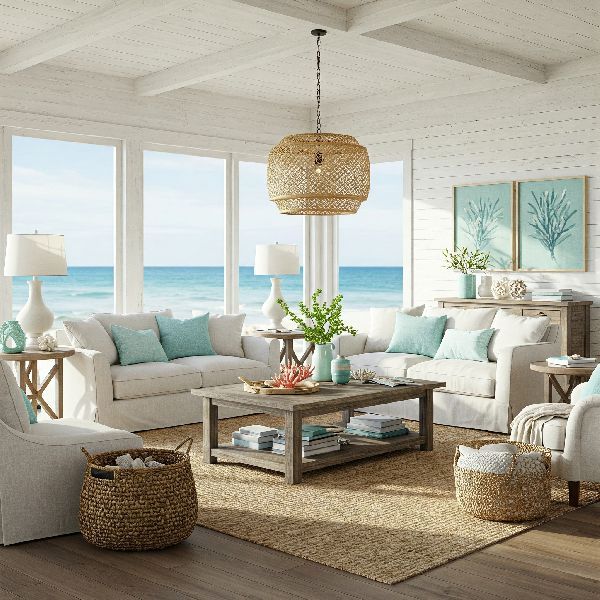 Coastal Living Room Design Service