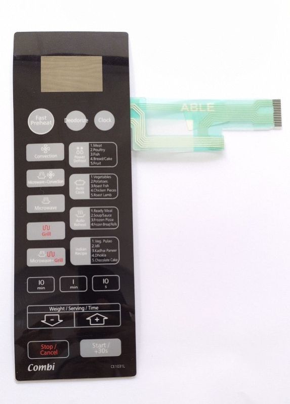 AB337 Microwave Oven Membrane Keypad