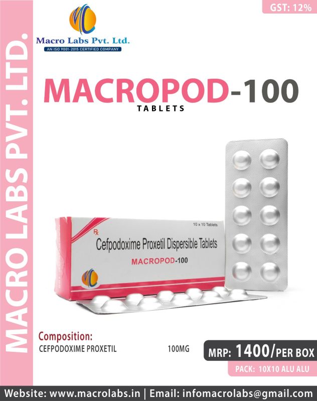 CEFPODOXIME PROXETIL 200MG (DISPERSIBLE TAB)