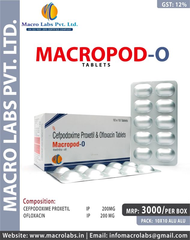 CEFPODOXIME PROXETIL 200MG (DISPERSIBLE TAB)