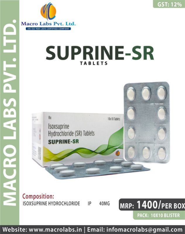 ISOXSUPRINE HCI 40MG (SUSTAIN RELEASE FORM)