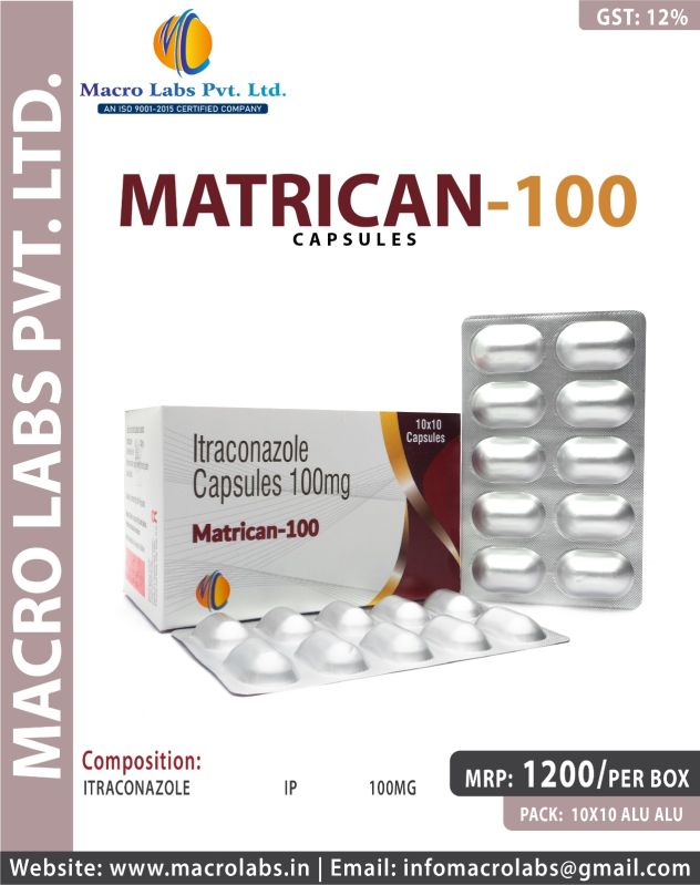 Itraconazole 100mg Capsules