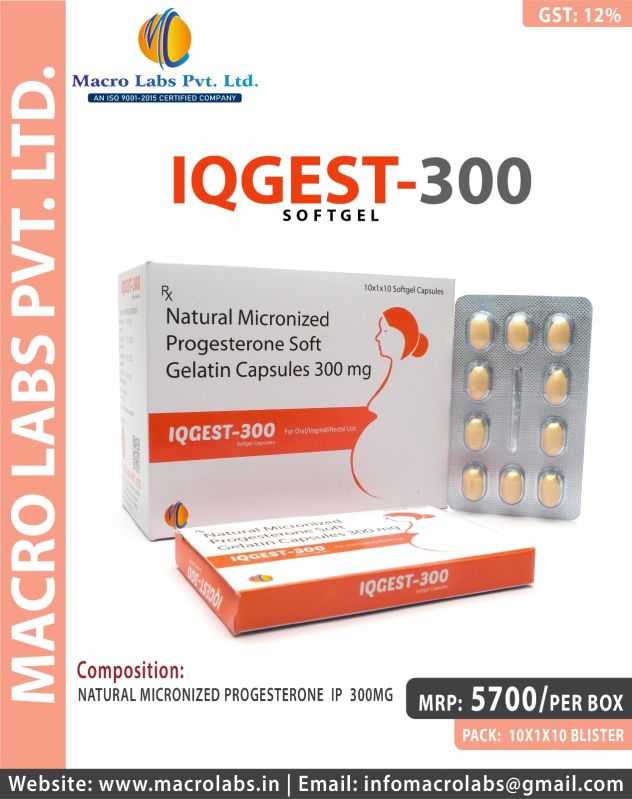 Progesterone Soft Gelatin Capsules