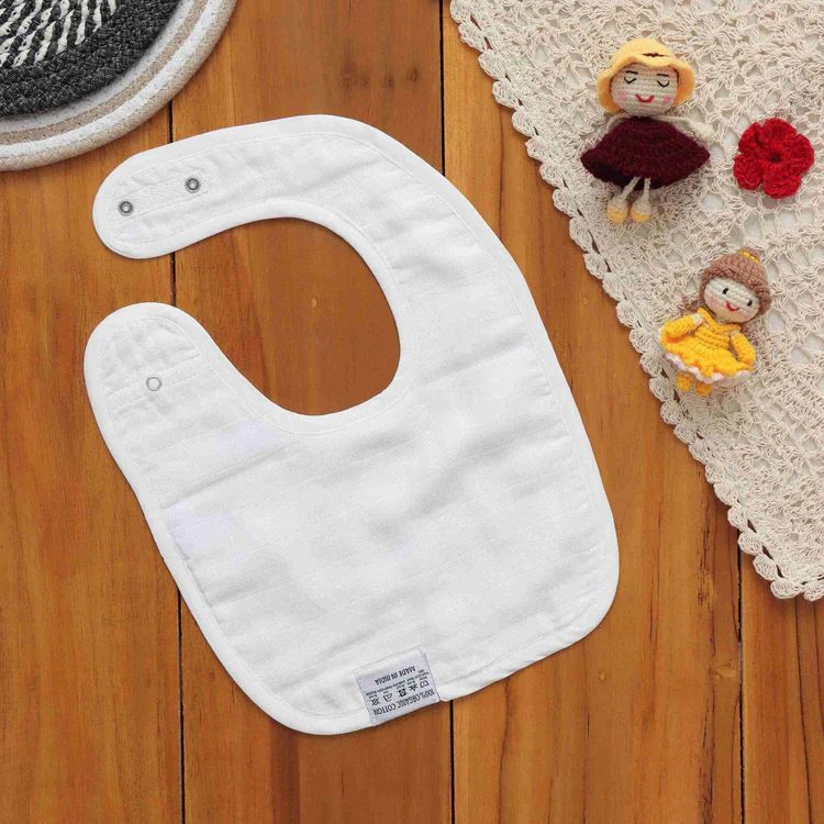 Panda Print Cotton Baby Bib