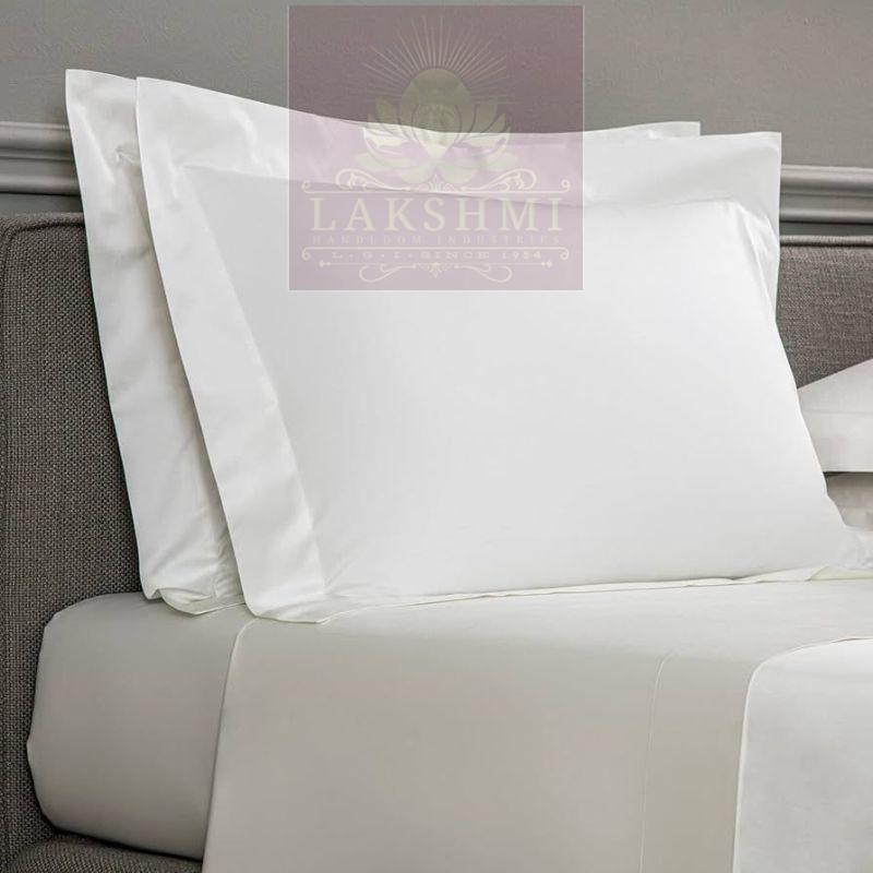Luxury Cotton White Plain Pillow Cover