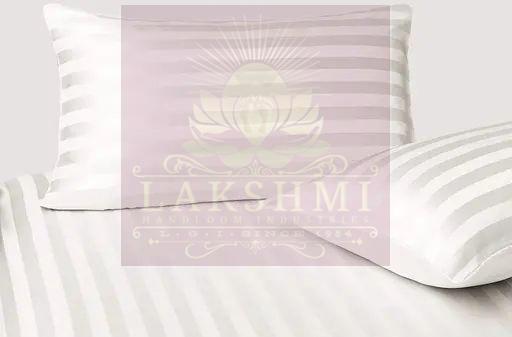 Luxury Cotton White Stripe Pillow Cover